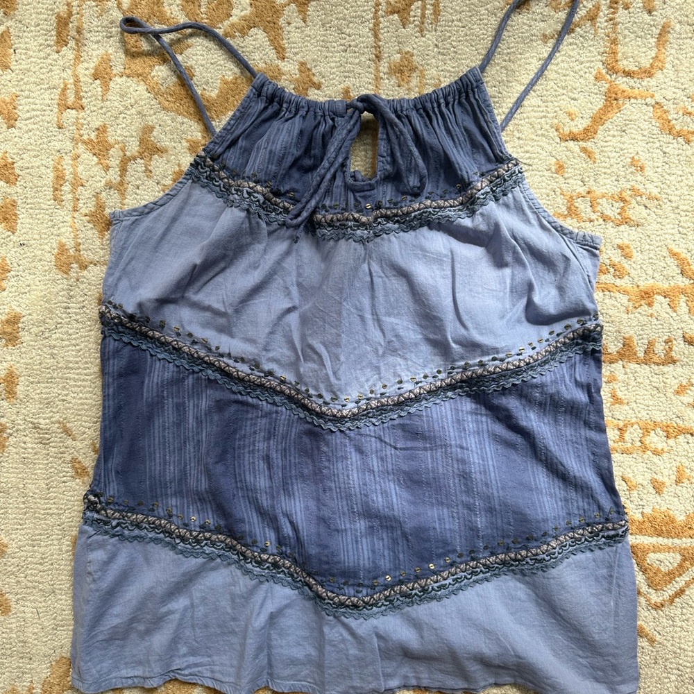 Jack by BB Dakota Two-Tone Blue Camisole